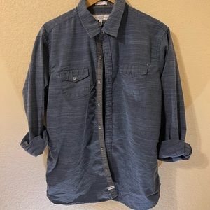 Blue PD&C button up (classic fit) shirt for sale.